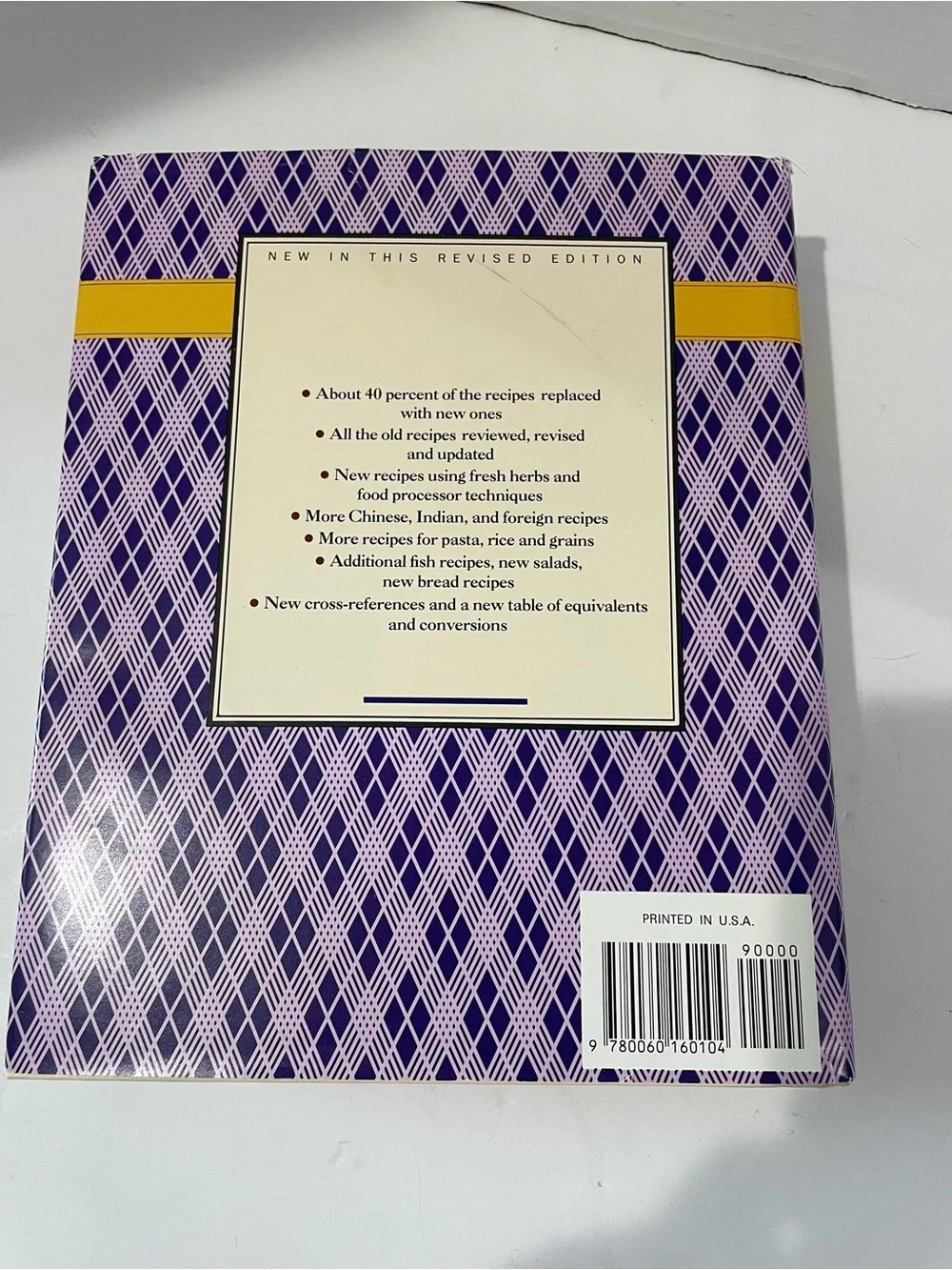 The New York Times Cook Book Craig Claiborne 1990 Vintage HC DJ Vintage